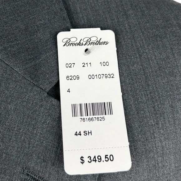 Brooks Brothers Explorer Mens Suit 44 S Jacket 36 X 30 Pants Madison Regent NWT